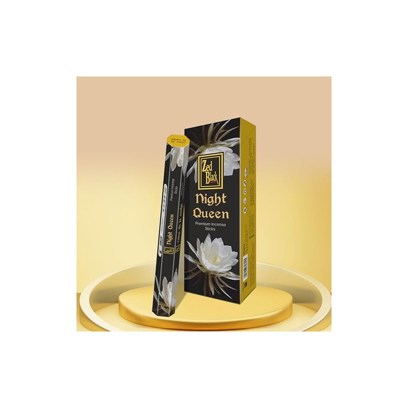 ZED BLACK Z008 Night Queen Incense Sticks, 20 Sticks x