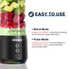 DENOKIN Portable Blender Cordless, 20oz Vessel Personal Blender for Shakes