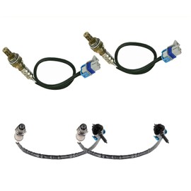 YWIM 4 Pcs Upstream & Downstream O2 Sensors, Compatible with Chevy 2013-2015 Silverado 2500/3500 HD, GMC Sierra 2500/3500 HD, Set of 4pcs