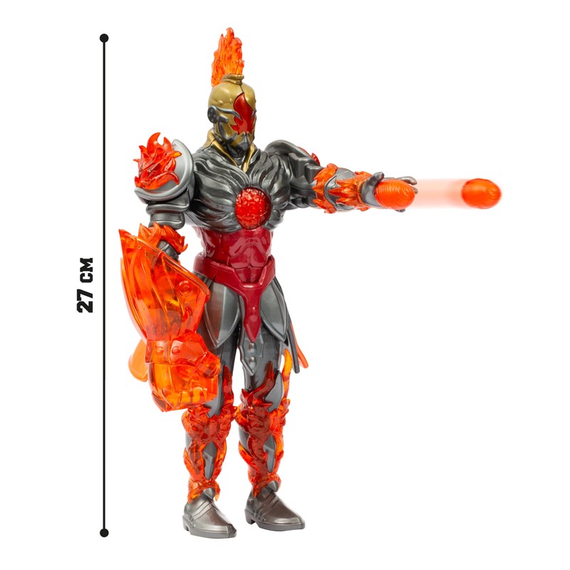 Gormiti GRV073 Articulated Figure 27 cm Gormiti with Light Attack