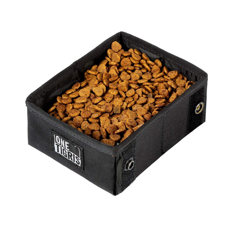 OneTigris Military Pet Bowl Collapsible 32 oz Treat Food &