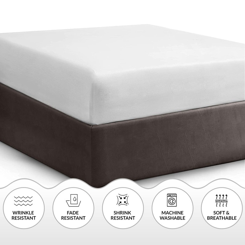 Lazzaro Home bed sheets Fitted sheet Extra Deep Pocket (40