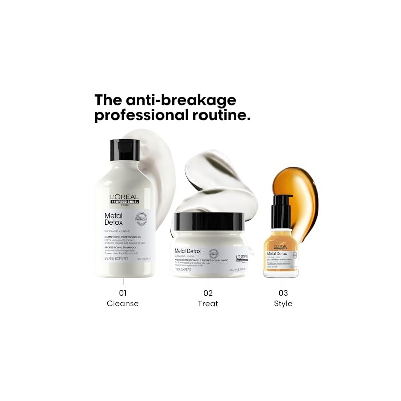 L'Oreal Professionnel Serie Expert DUO Metal Detox Shampoo 300ml and