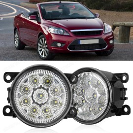 SHENKENUO Pair Fog Lights Fit For 2007-2014 Chevy Tahoe Avalanche Suburban GMC With Bulbs