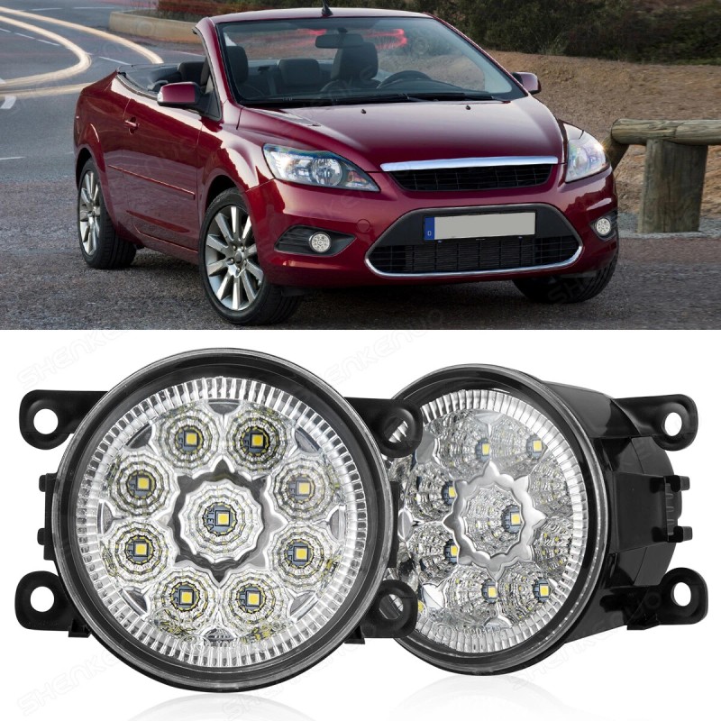 SHENKENUO Pair Fog Lights Fit For 2007-2014 Chevy Tahoe Avalanche