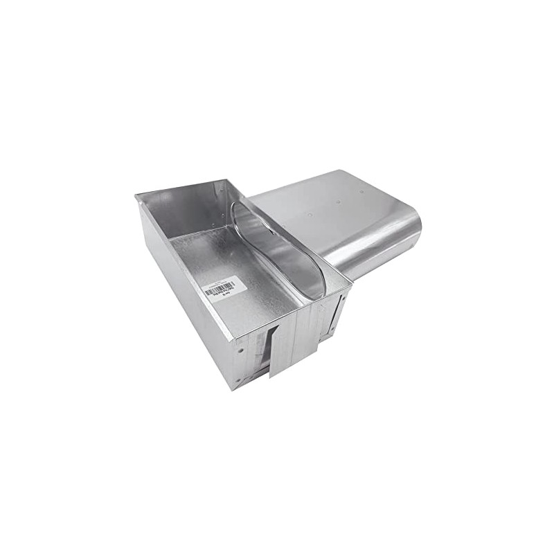 HVAC Premium Double Oval Stack Head 6" Throat Duct Fitting