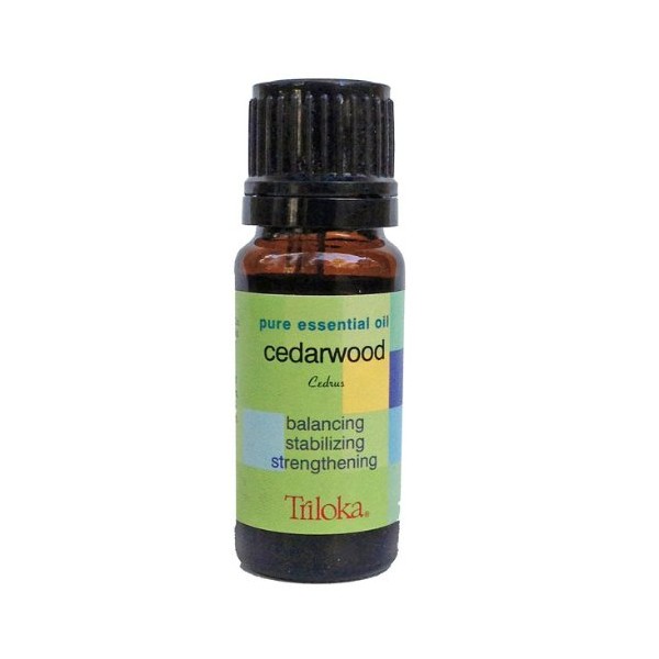 Cedarwood - Triloka Aromatherapy Essential Oil - 1/3 Ounce