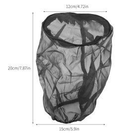 FTVOGUE Air Filter Cover, Dustproof, Protective Cover, Intake Filter Cover, Universal Air Filter Cover, Breathable Rain Sock for Air Filters with High Flow Rate (Large)