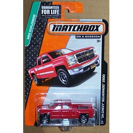 2015 Matchbox MBX Explorers - '14 Chevy Silverado 1500 (Red)