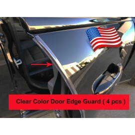 MyFrameAccessory 4pcs set CLEAR DOOR EDGE GUARD Protection Trim Molding Stripe for fordModels