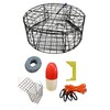 KUFA Vinyl Coated Round Crab Trap & Accessory Kit (100'