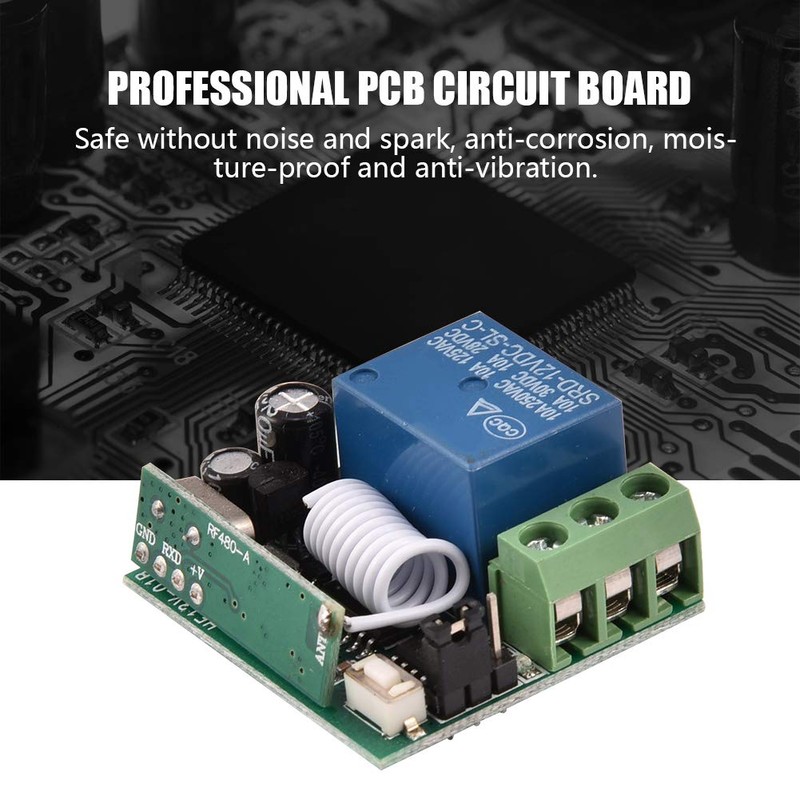 Relay Remote Control Kit, 12V 315MHz RF Remote Control Switch