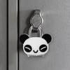 OSALADI Key Padlock Silicone Padlock Cute Panda Padlock with Keys