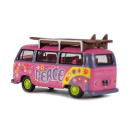 Oxford Diecast 76VW017 VW Minibus/Surfboards Flower Power
