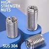 304 Stainless Steel Socket Set Screws Assortment Kit(200Pcs), M3 M4