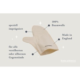 Robbe & Berking Silver Care Series Cleaning Glove for Silver-Plated and Silver Cutlery