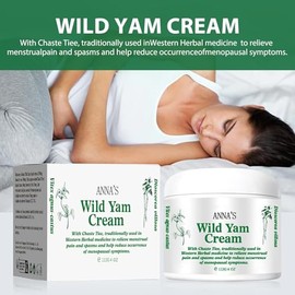 ANNAS Crema de ame silvestre - Crema de ame silvestre orgnica de ANNA para el equilibrio hormonal, crema de raz de ame silvestre orgnica para mujeres 
