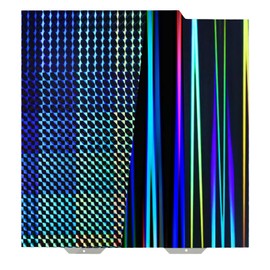 IdeaFormer-3D H1H Smooth Build Plate for Bambu Lab A1 Mini, Rainbow Streak+Phantom Double Sided Textured Spring Steel Sheet 184x184mm for Bambulab A1 Mini