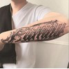 Fake Full Sleeve Tattoos: Herbal Juice Ink for a Realistic,