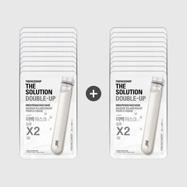 The Face Shop 10+10 더페이스샵 더 솔루션 더블업 미백마스크시트34458092 10+10 The Face Shop The Solution Double Up Whitening Mask Sheet 34458092