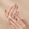 Sun&Beam Nails Handmade Press-On Nails Medium Oval Taupe (#014 M)