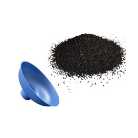 IPW Industries Inc. Compatible Replacement PC600-R Bulk Water Filter Refill Coconut Shell Granular Activated Carbon Charcoal Replacement Media for PC600 Whole House Drinking Water Filter w/funnel