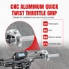 RIDLOG 7/8" 22mm Quick Twist Throttle Assembly with Throttle Cable,