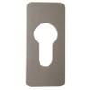 Souber Ee2 Small Stick On Euro Escutcheon - Satin Anodised