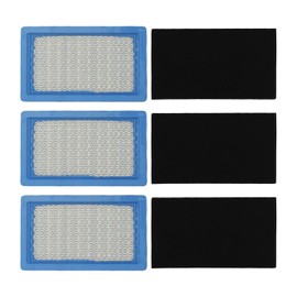 EasyByMall Air Filter Set for Kawasaki FH381V FH430V Engines, X300/X300R and MIU10998 - Pack of 3 with Pre-Filter, 20 x 12 x 10 cm