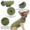 Queenmore Dog Sweater, Soft Fleece Vest Pullover Dog Jacket with