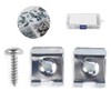 200 Pcs U Clip and Screw Assortment Kit Auto Car