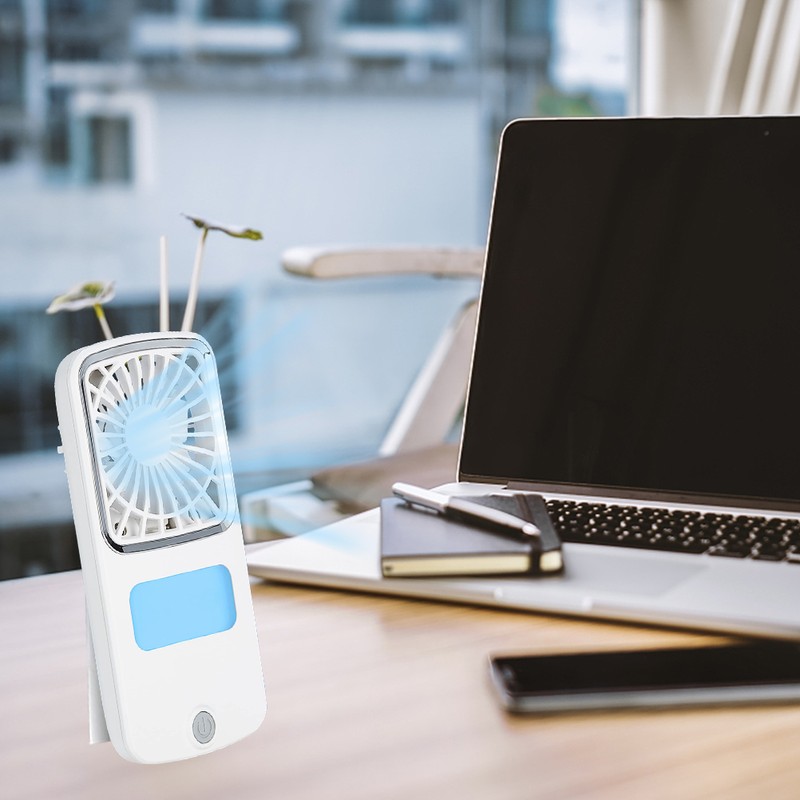 Portable Air Cooler USB Rechargeable Air Fan with Stand Quiet