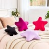 XVTRU Black Star Throw Pillow, Cute Star Pillow Room Decor,