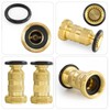 Fire Hose Nozzle 1-1/2" NPSH/NPT Fire Fighter Hose Nozzle 100