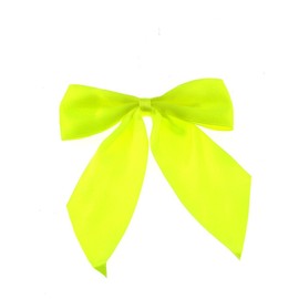 Zac's Alter Ego Large Satin Bow with Tails on Mini Barrette