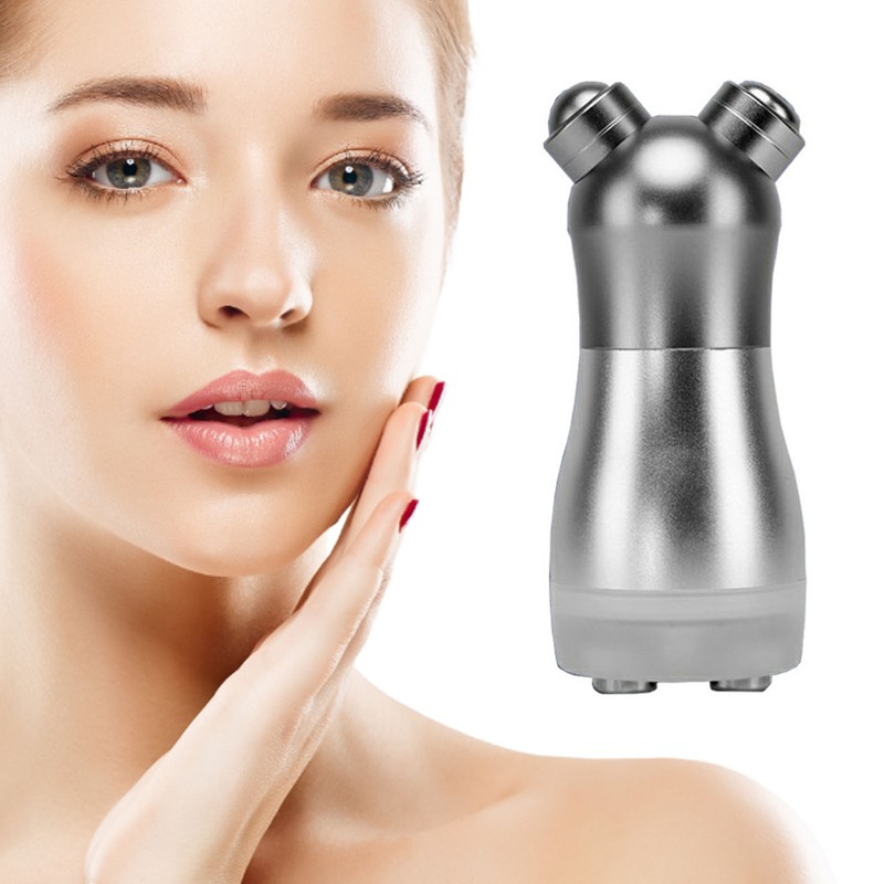 Radio Frequency Facial Machine Silver Promote Blood Circulation Handheld Facial
