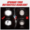 BWCarid 7 inch LED Round Motorcycle Headlight DOT Approved with