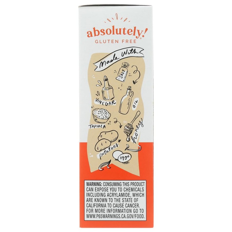 Absolutely Gluten Free All Natural Crackers Cracked Pepper -- 4.4