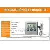 Termometro Y Temporizador Timer Digital Hornos Con Sonda