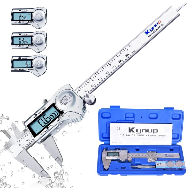 Kynup Kynup Digital Caliper, Calipers 6 Inch Measuring Tool with