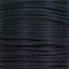 Solid Braid Nylon Rope (1/4 Inch, Black, 100 Feet)