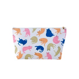 Puckator Cat's Life Large PVC Toiletry Makeup Wash Bag - Make Up Bag - Travel Toiletries Bag - Wash Bag for Women and Men - Toiletry Bags - Travel Makeup Case - Cosmetic Bag - Wash Bag for Kids