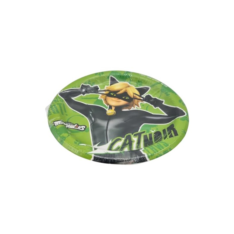 BeenSmile, Cat Noir 8 Plates 18 cm Disposable Plates for