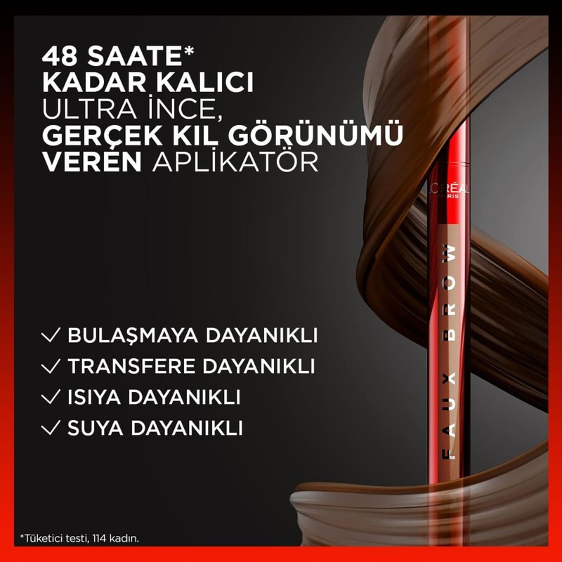 L'Oréal Paris Infaillible Faux Brow Augenbrauenstift – langanhaltender Augenbrauenstift mit