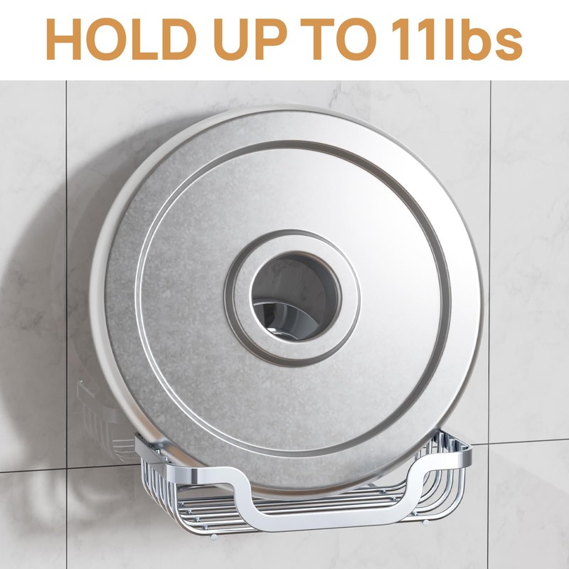 LEVERLOC Soap Dish, Soap Bar Holder for Shower Suction Cup