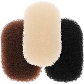 Beavorty 3 x Hair Booster Curlers for Snap Hair Clips for Bun Hairpieces for Hair Volume Hair Base Hair Bump Clip Lazy Curler Volume Bump Inserts