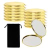 LECEHIVO 12 Pcs Portable Folding Compact Mirror Bulk with Storage