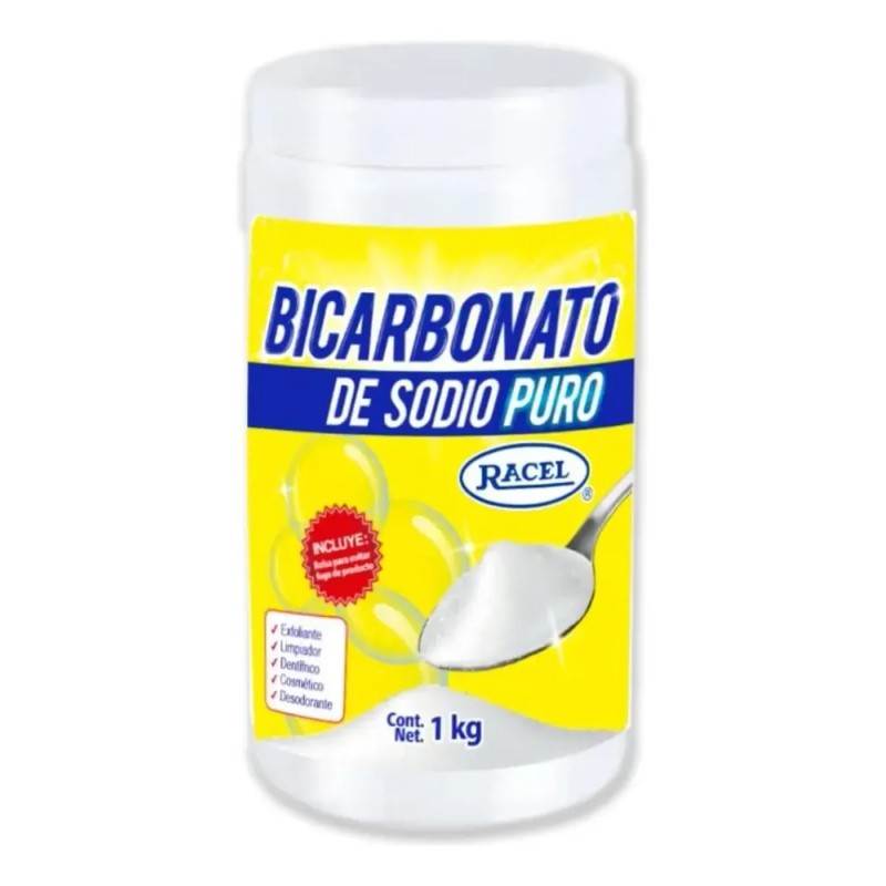2 Botes De Bicarbonato De Sodio Racel 2 Kg