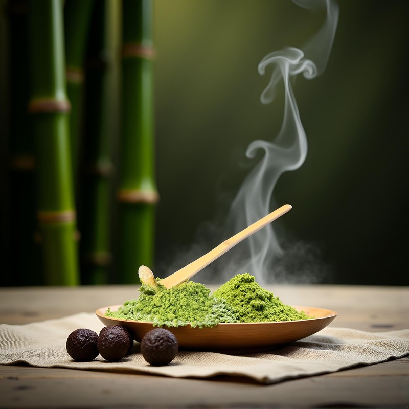 18cm Japanese Tea Scoop - Handmade Bamboo Matcha Spoon for