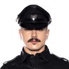 Prowler RED Military Cap Black 61cm RED Range of Leather